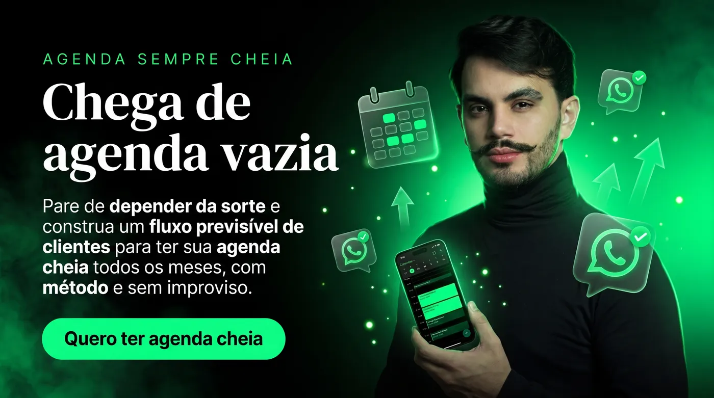 Agenda Sempre Cheia — chega de agenda vazia