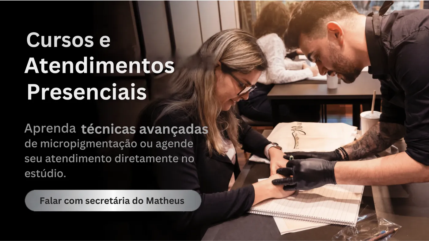 Cursos e atendimentos presenciais — fale com a secretária do Matheus